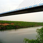 bridge, hanging bridge, iron bridge, kota, man-made, civil engineering